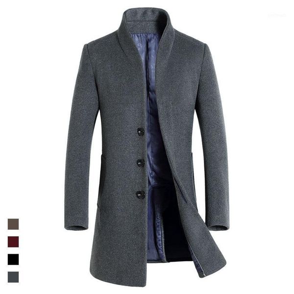 

men's wool & blends brand coats for men, autumn and winter, men of coat sa-81, Black