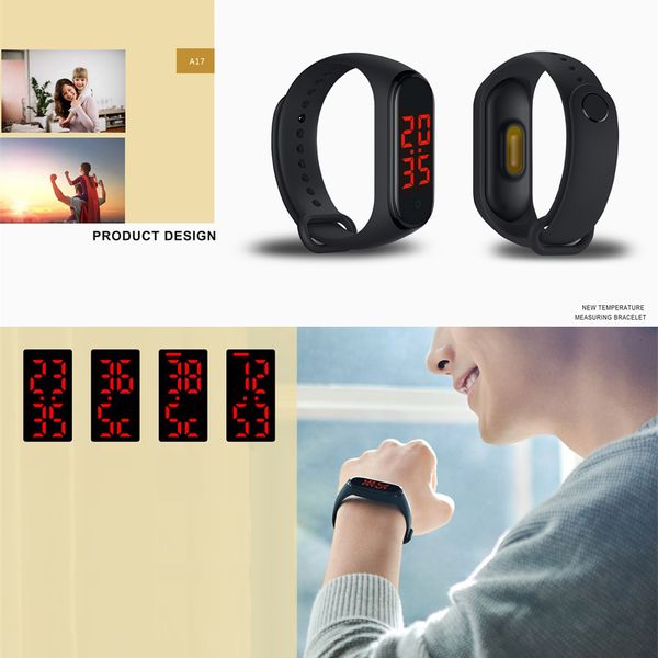 

v8 thermometer bracelet smart bracelet new temperature measuring barcelet smart band bracelet