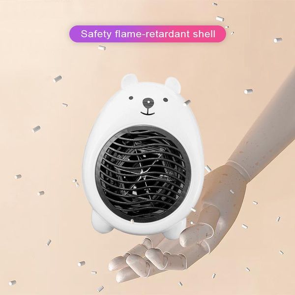 

220v 400w portable electric heater for winter mini cartoon bear fan heater household wall heating stove radiator warmer machine