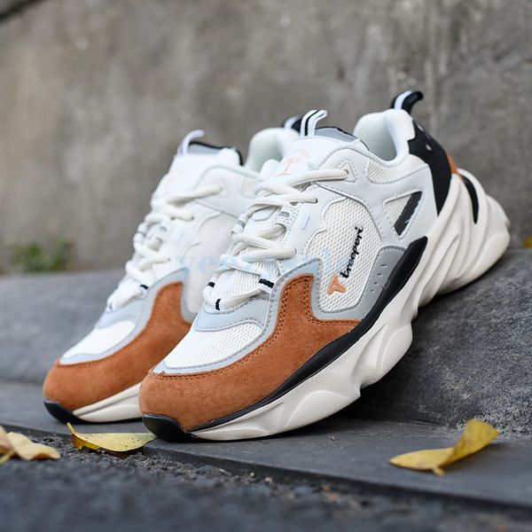 

2020 treeperi fashion chunky running shoes beige brown men women classic sports sneakers wholesale us 8.5 eur 42
