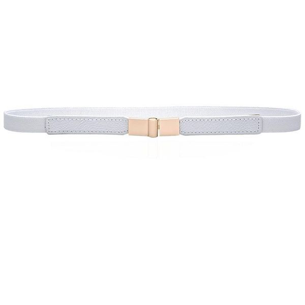 

небольшие натяжные пояса женщины золотая пряжка утяжного пояса тонкие красные пу кожа эластичные талии платье cummerbund милая женщина парти, Black;brown