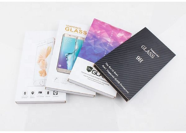 

custom eva tempered glass screen protective film packaging paper protector box for iphone/ipad