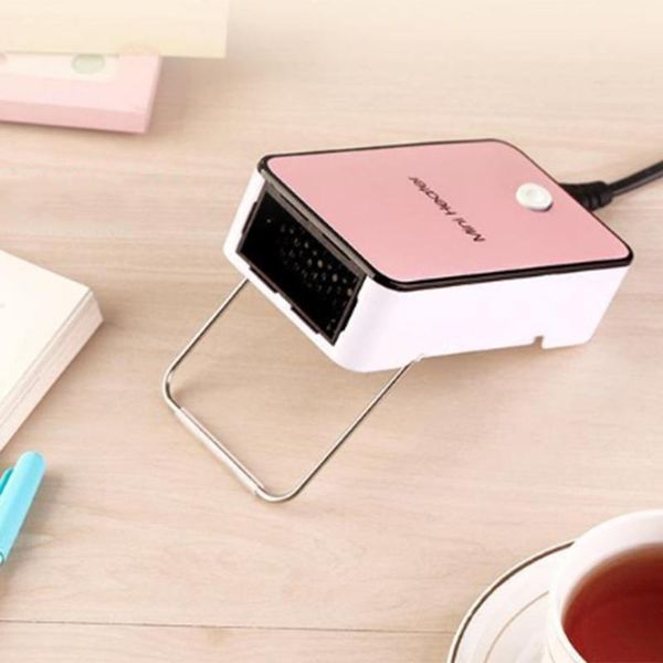 

winter portable mini fan heaters portable deskheaters small energy saving on office desk electric