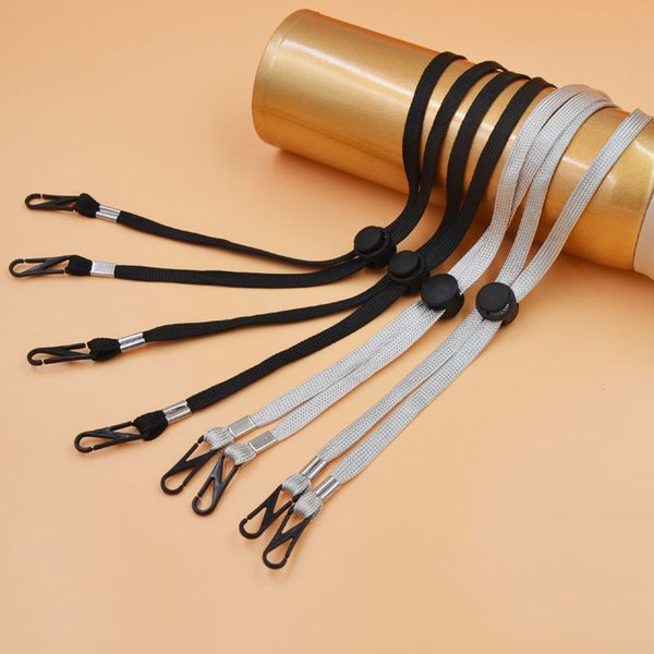 

lanyard black grey color extension adjustable face for kids safety mask clip holder hanging neck no more lost/dropb3am