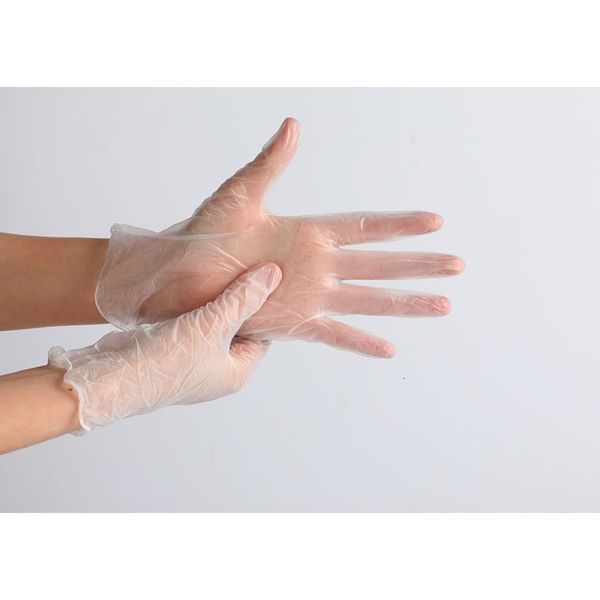 

pvc disposable vinyl transparent non sterile healthy hygienic inspection food grade work protection and isolation gloves