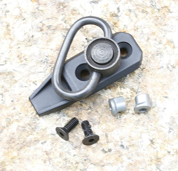 

outdoor qd sling mount swivels fits keymod rail black