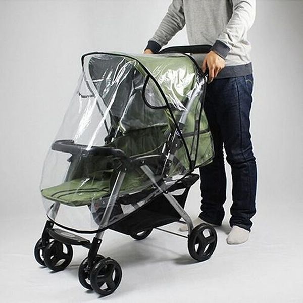 

universal stroller rain cover waterproof wind dust shield baby stroller pushchair pram rain cover transparent for baby strollers