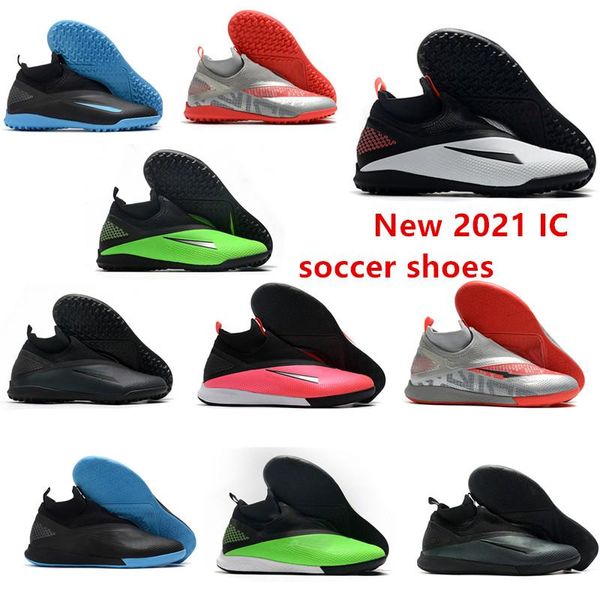 

2021 mens original predator mania + ic tf high soccer shoes football boots black white red soccer cleats shoes 39-45