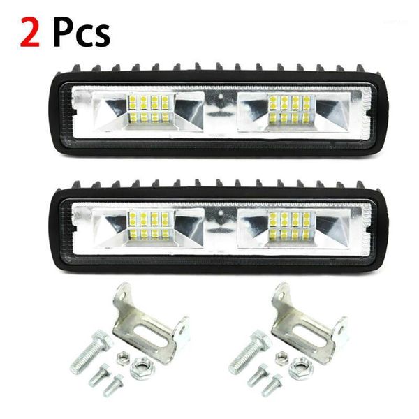 

2x 18w 12v 16led work light bulb spot beam bar car suv off road driving fog lamp1