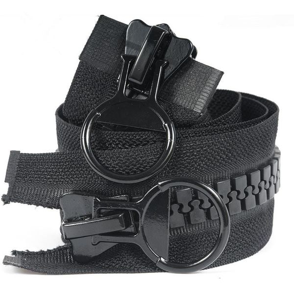 

20 75 80 85 90 95 100 120 150см extra большая смола молния черный двухместный слайдер открытый конец для пальто с рубашкой карманный молния