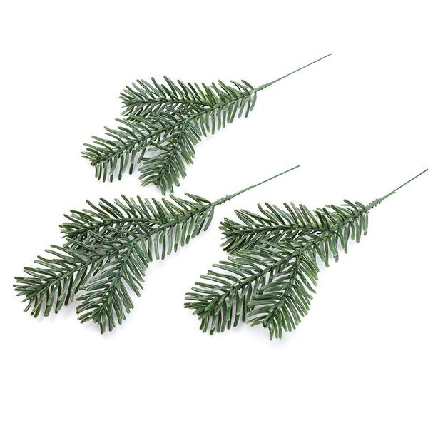 

2шт пластиковые рождественские елки искусственные растения свадьба декоративные цветы сосна иглы домашнего декора аксессуары свадебный клире