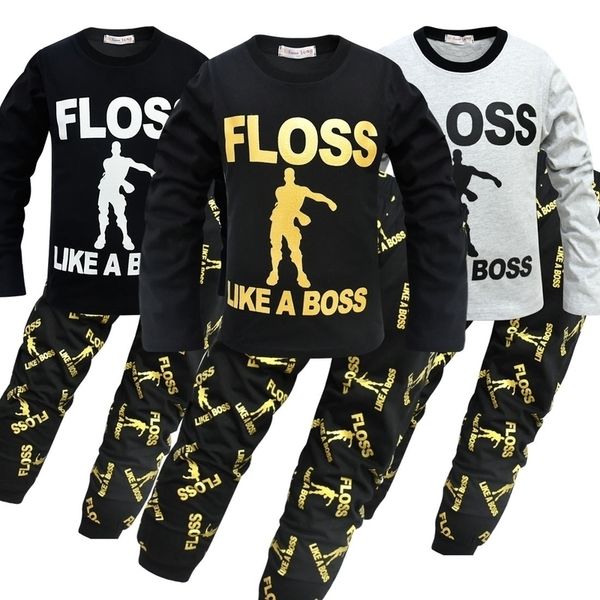 

kids clothes pijamas battle victory youtube pyjamas big boys christmas pajamas clothing girls homewear sets sleepwear y200114, Blue;red