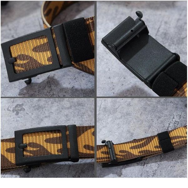 

new flame matic buckle men's belt outdoor sports military tactical belts canvas waist band metal buckle nylon army m jllita, Black;brown