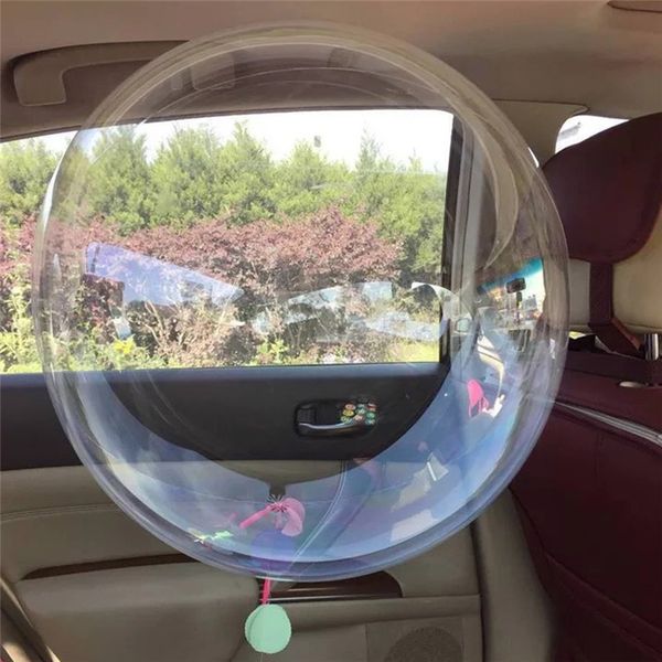 

winkles no 50pcs kid pvc balloons 10/18/24 inch clear bubble decor birthday helium globos party ball wedding balaos transparent toys he maax