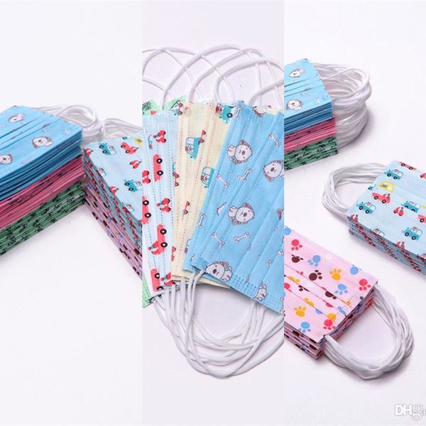

respirator disposable girls child boys cartoon kids non-woven mouth mask anti pollution brerhx sjwd