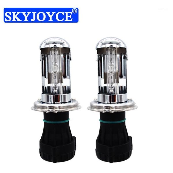 

skyjoyce 1 pair 35w 55w h4-3 hi/lo hid bulb h13 9004 9007 4300k 5000k 6000k 8000k 10000k 55w h4 bixenon auto headlight hid bulb1