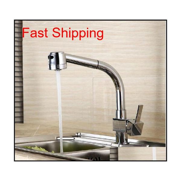 

new deck mounted single handle kitchen faucet pull out spout qylwee bdesports