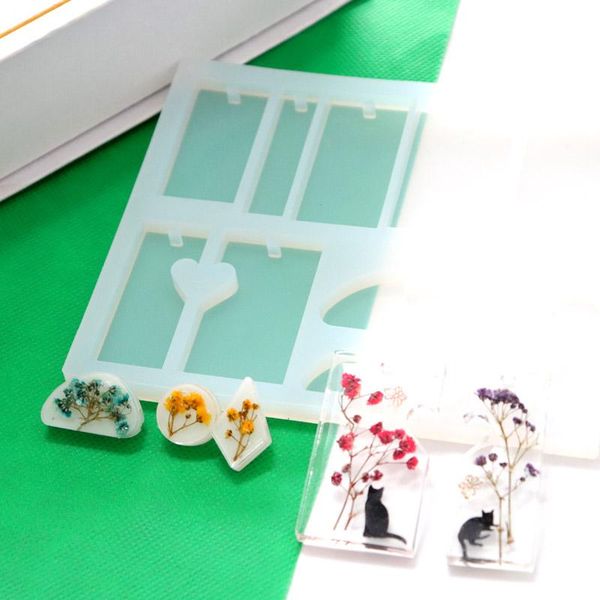 

qiaoqiao diy подвеска ювелирные изделия формы силиконовые смолы ювелирные изделия формы набор diy изготовление инструментов ремесло подвеска, Black