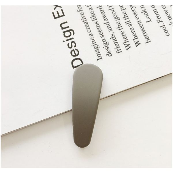 

hair clip korean style candy color geometric shape matte texture hairpin headdress accessories bb clip beauty hair styling tools wmtnmo