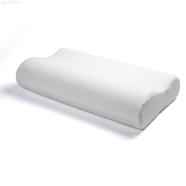 

straight wave zero pressure extended cervical slow rebound memory foam cotton latex pillows pillow
