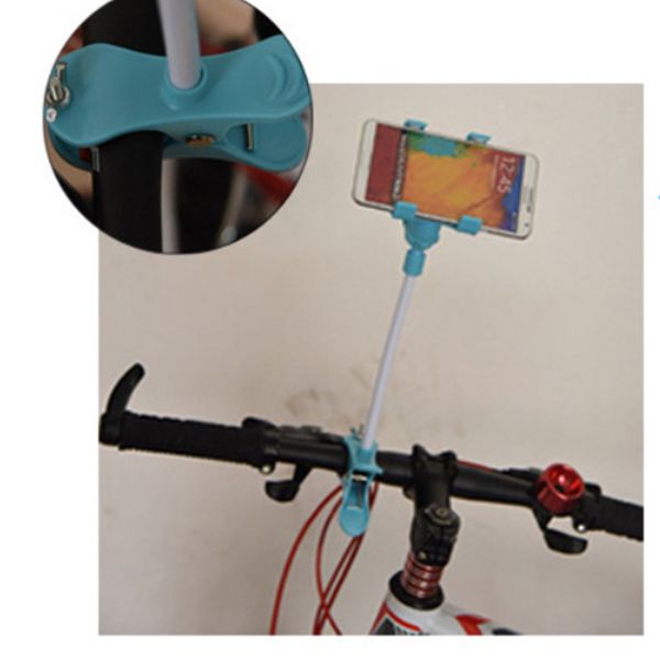 

bicycle navigation bracket lazy extended double clip stable universal mobile phone holder