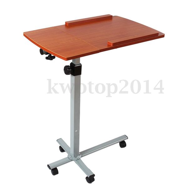 

2x/3x angle height adjustable rolling cart lapnotebook desk hospital table