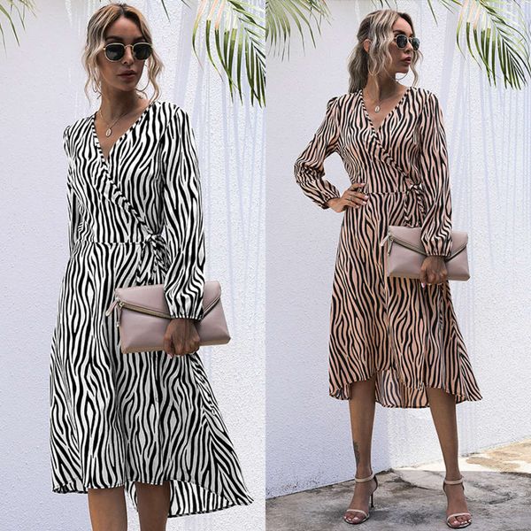 

new striped drs for women in autumn and winter, Black;gray