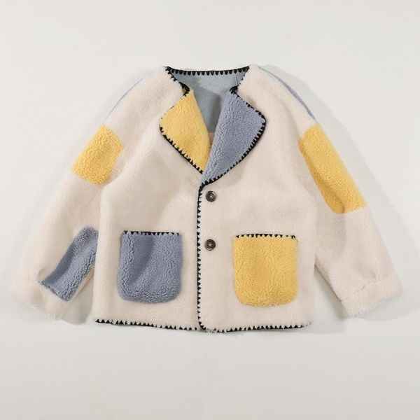 

women's fur & faux 2021 winter lamb coat female small fragrance wind pelt hair sheep shearling long sleeved jacket, Black