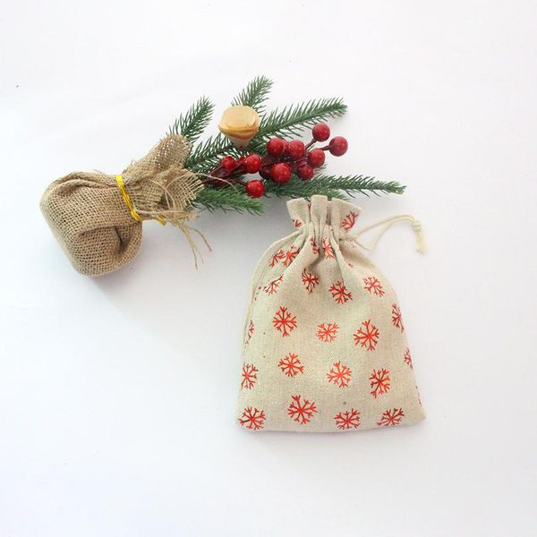 

packing pouches mini organizer for christmas candy cosmetic sachet 10pcs/lot santa gift drawstring bag can pr jlltzr