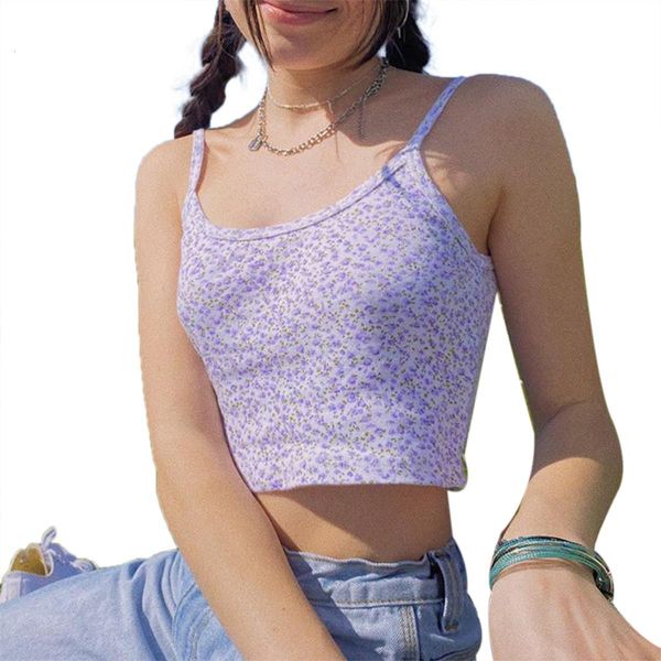 

women crop backless strawberry print vest summer fashion sleevelesstank vest lace straps t shirt, White