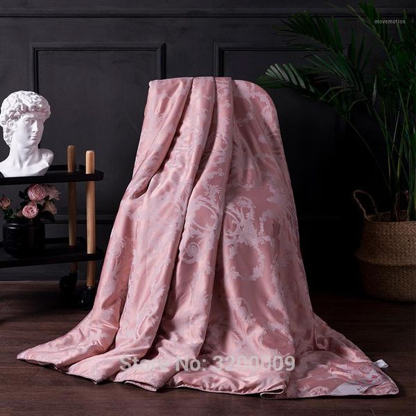 

mulberry silk bean red stitching quilt blanket quilt four seasons universal king size double size handmade bedding1