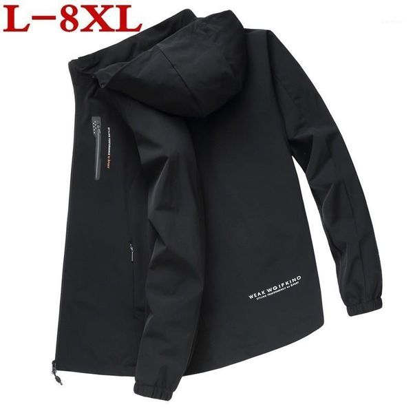 

new plus size 8xl men's sun protection clothing fat breathable loose hooded sun protection clothing large size summer jacket1, Black;brown