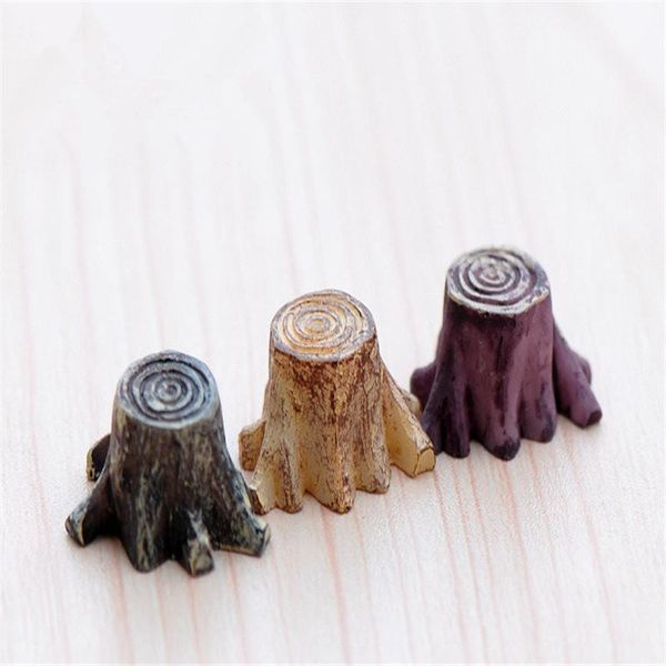 

ремесленные украшения миниатюрное многоцветное дерево пень фея террариума рождественские рождественские вечеринки сад подарочные ремесла укр