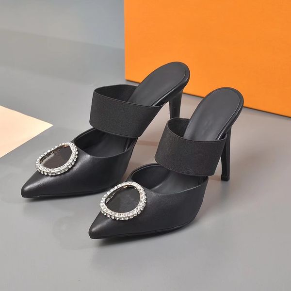 

l new luxury high heeled sandals medium heeled women designer sandals high heels summer v sandals hrhvdrtf, Black