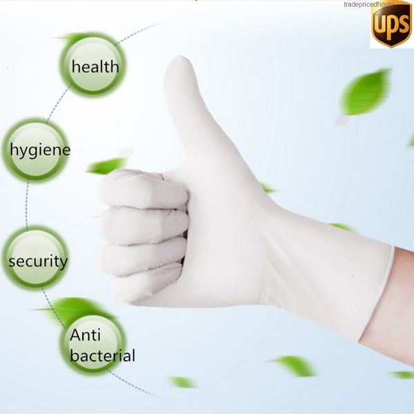 

nitrile real 100pcs disposable prevent profession safety splash protective for cleaning isolation gloves j4ki