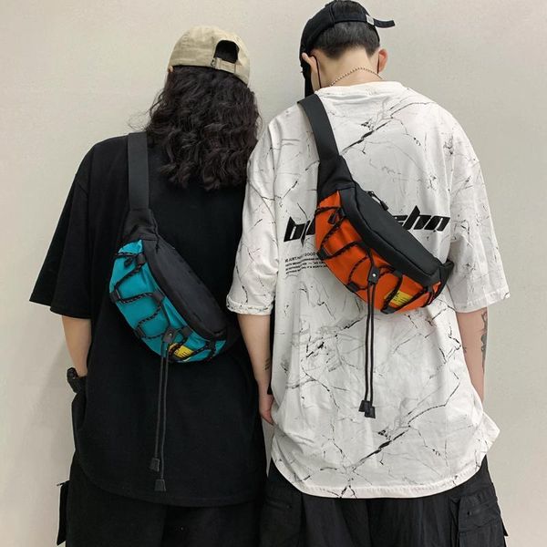 

hip hop personalized waist pack men fashion waterproof casual chest bag outdoor summer high capacity women waist bag new da60yb