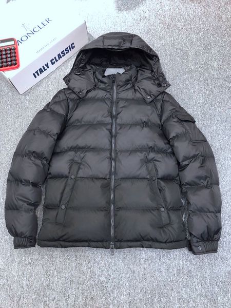 

men's down jackets outdoor warm hooded down jackets 2020 coat hooded parka coat men's winter jacket windbreaker coat a11, Black