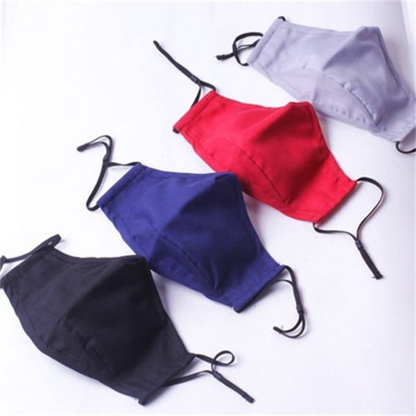 

factory reusable non-breathing valve cotton can insert pm2.5 filter mask 4 colors offer choose washable face masks eea18