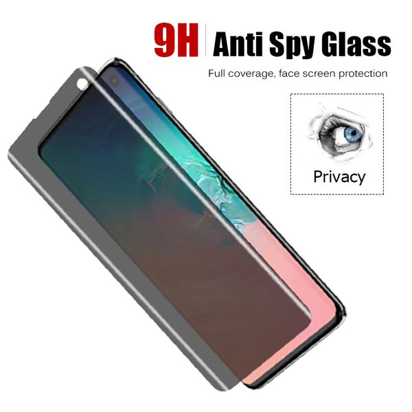 Privacidade Vidro Temperado para Samsung S3 S6 S7 Nota 4 5 10 Lite Vidro para Samsung J1 J7 J3 2016 J5 J2 Prime