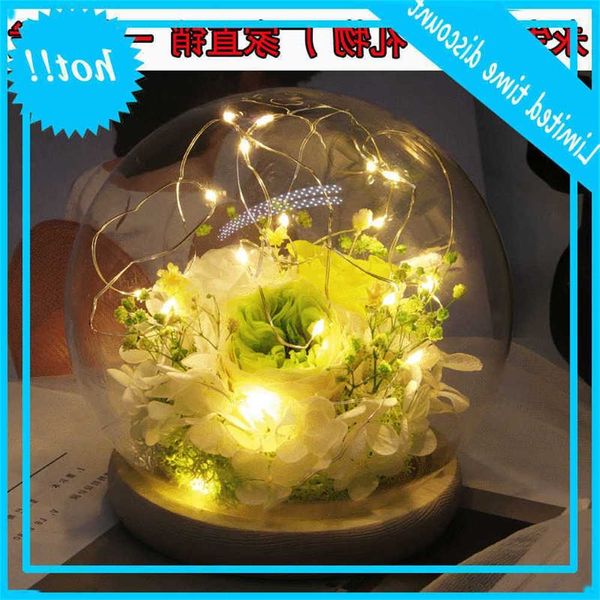 

tanabata valentine's day handmade creative immortal rose glass cover gift box