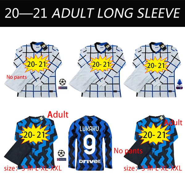 

мужчины iter milan soccer jersey lukaku vidal barella lautaro aletis 20 21 футбольная футболка 2020 2021 hakimi униформа с длинным рукавом, Black;yellow