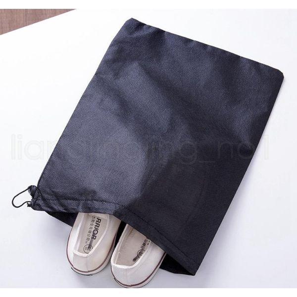 

storage bag non woven reusable shoe cover with drawstring case breathable dust proof sundries package h jlluzi sinabag