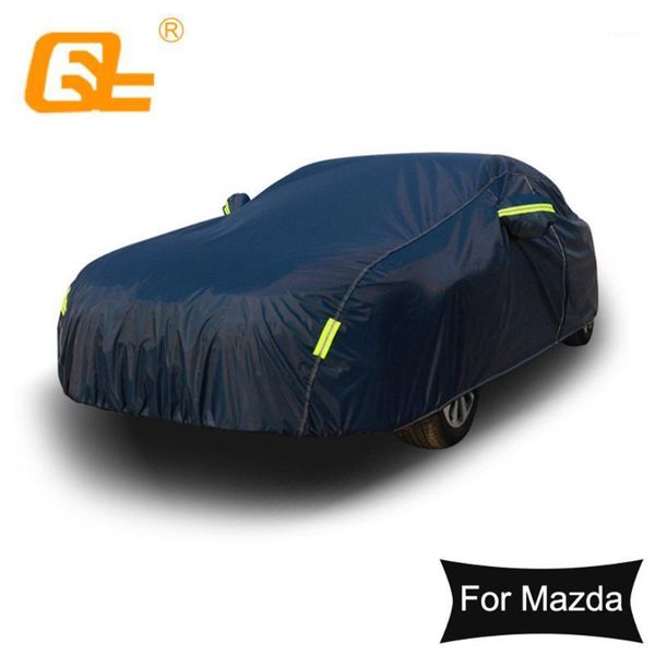 

car covers 210t full universal dark blue outdoor snow ice dust sun uv shade cover for 3 sedan cx-5 cx-91