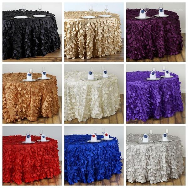 

good looking taffeta embroidered tablecloth round rectangle table cloth for wedding event decoration1