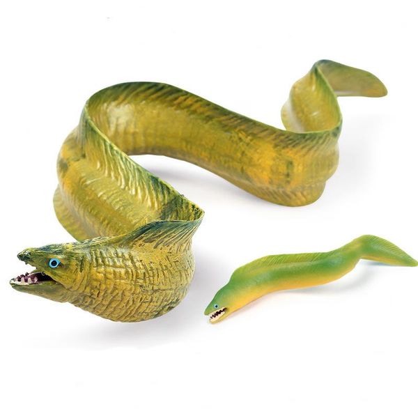 

2 style 3d high quanlity sea otter model fish decorative kids toy children gift souvenirs eel model hairtail ornament cafe adorn, Pink;blue