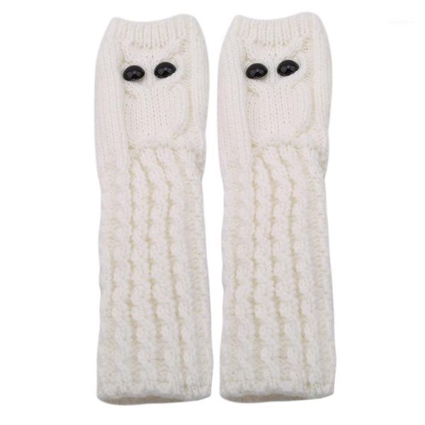 

women gloves stylish hand warmer winter gloves women arm crochet knitting faux warm fingerless1, Blue;gray