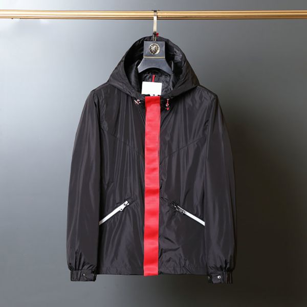 

Mens ets spring and autumn et brand coat outdoor sun proof windbreaker Sunscreen clothing Waterproof Hooded casual plus, Black;brown