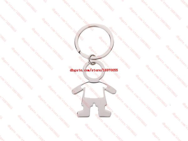 

shape boy new keychains arrival girls sublimation metal key ring transfer printing custom diy jewelry, Silver