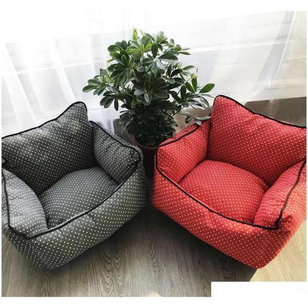 

comfortable pet dog bed sleep warm teddy cat puppy sofa house mat fall winter warm kennel drop shipping nk5me