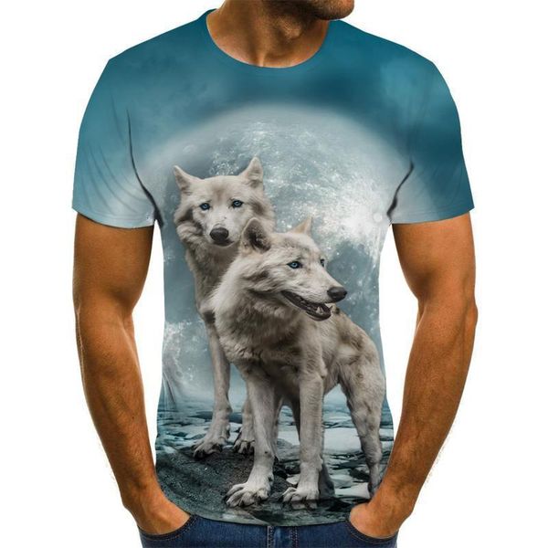 

t shirt short sleeve boy/girl/kids tees men t-shirt funny wolf tshirt shirt drop shipping good quality, White;black
